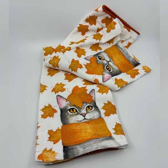 Cat Theme Kitchen Towels - Picture 2 of 4